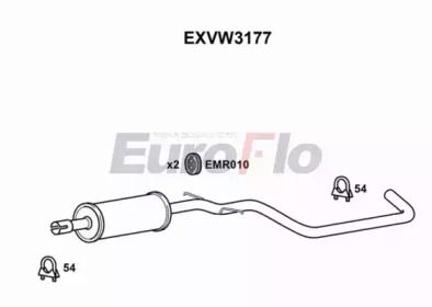 Амортизатор EuroFlo EXVW3177