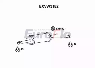 Амортизатор EuroFlo EXVW3182