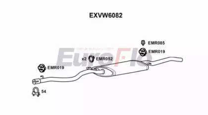 Амортизатор EuroFlo EXVW6082