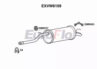 Амортизатор EuroFlo EXVW6109