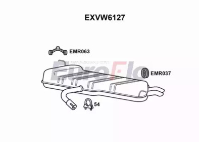 Амортизатор EuroFlo EXVW6127