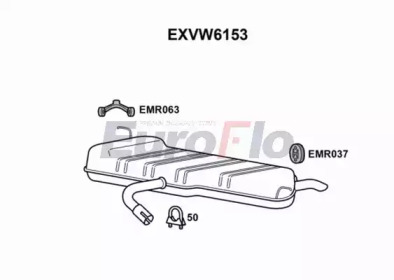 Амортизатор EuroFlo EXVW6153