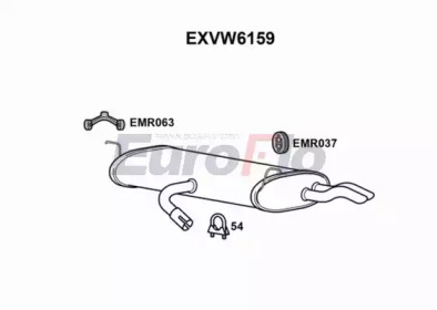 Амортизатор EuroFlo EXVW6159