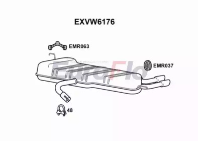 Амортизатор EuroFlo EXVW6176