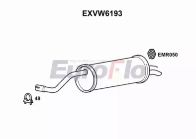 Амортизатор EuroFlo EXVW6193