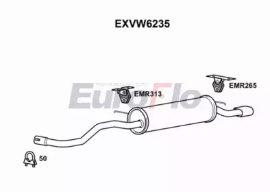 Амортизатор EuroFlo EXVW6235