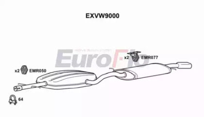 Амортизатор EuroFlo EXVW9000