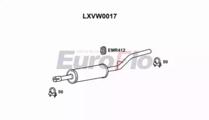 Амортизатор EuroFlo LXVW0017