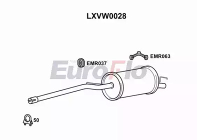 Амортизатор EuroFlo LXVW0028