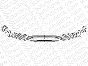 Рессорный лист DSS 207329