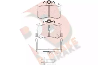 Комплект тормозных колодок R BRAKE RB0995-701