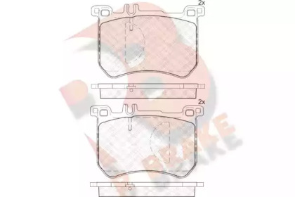 Комплект тормозных колодок R BRAKE RB2100