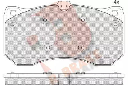 Комплект тормозных колодок R BRAKE RB2185