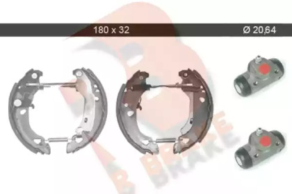 Комлект тормозных накладок R BRAKE 79RBKT0012