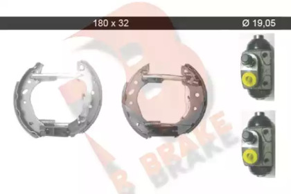 Комлект тормозных накладок R BRAKE 79RBKT0025