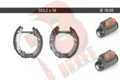 Комлект тормозных накладок R BRAKE 79RBKT0027