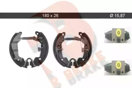 Комлект тормозных накладок R BRAKE 79RBKT0035