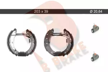 Комлект тормозных накладок R BRAKE 79RBKT0104