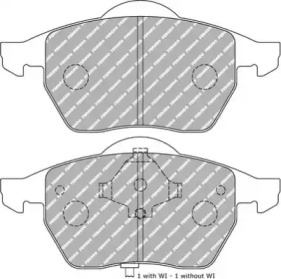 Комплект тормозных колодок FERODO RACING FDS1463