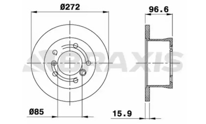 Тормозной диск BRAXIS AD0256