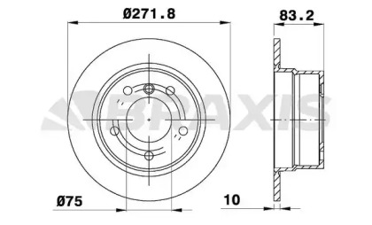 Тормозной диск BRAXIS AD0990