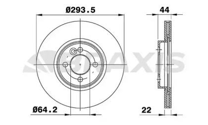 Тормозной диск BRAXIS AE0359