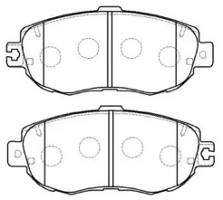 Комплект тормозных колодок HSB GOLD HP5071