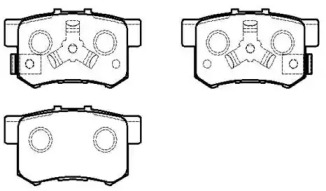 Комплект тормозных колодок HSB GOLD HP5209