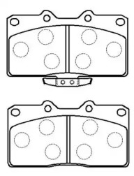 Комплект тормозных колодок HSB GOLD HP9270