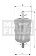 Фильтр MANN-FILTER WK 716/6