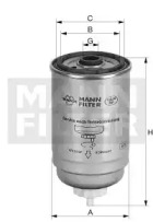 Фильтр MANN-FILTER WK 842/7