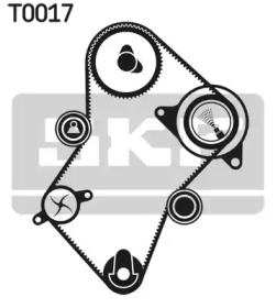 Комплект водяного насоса / зубчатого ремня SKF VKMC 03241