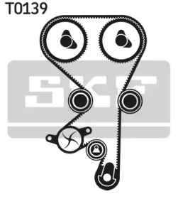 Комплект водяного насоса / зубчатого ремня SKF VKMC 05228