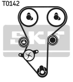 Комплект водяного насоса / зубчатого ремня SKF VKMC 03214