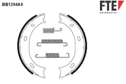 Комлект тормозных накладок FTE BB1294A6