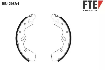 Комлект тормозных накладок FTE BB1298A1