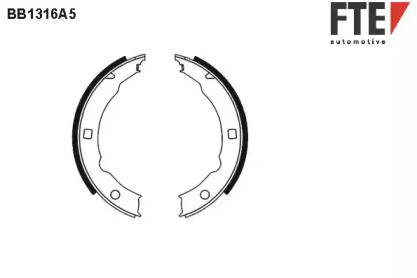 Комлект тормозных накладок FTE BB1316A5