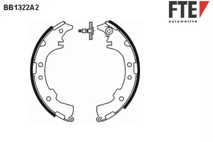 Комлект тормозных накладок FTE BB1322A2