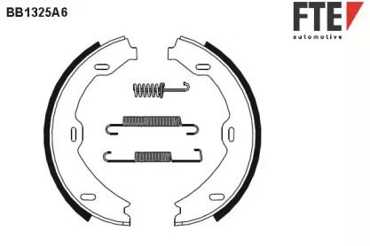 Комлект тормозных накладок FTE BB1325A6