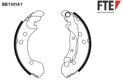 Комлект тормозных накладок FTE BB1341A1