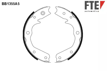 Комлект тормозных накладок FTE BB1355A5