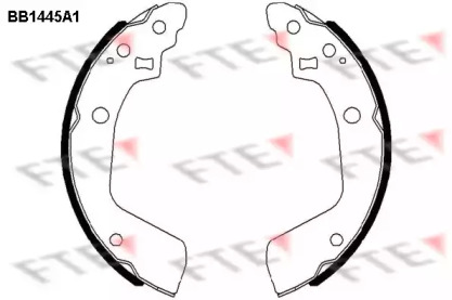 Комлект тормозных накладок FTE BB1445A1