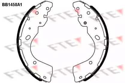 Комлект тормозных накладок FTE BB1458A1