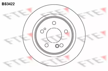 Тормозной диск FTE BS3422