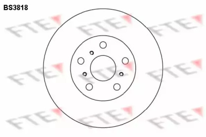 Тормозной диск FTE BS3818