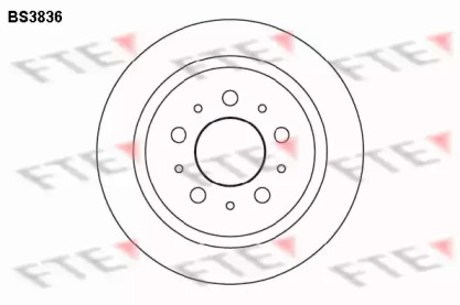 Тормозной диск FTE BS3836
