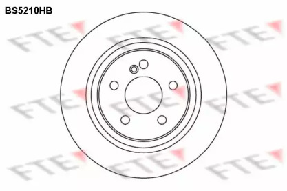 Тормозной диск FTE BS5210HB