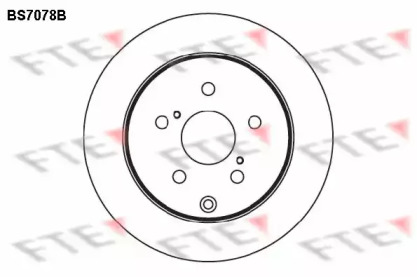 Тормозной диск FTE BS7078B