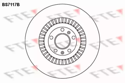 Тормозной диск FTE BS7117B
