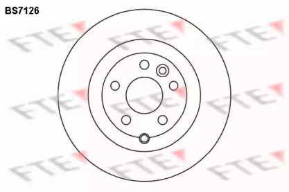 Тормозной диск FTE BS7126